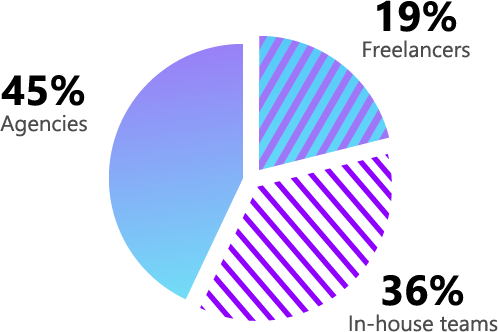 Users pie chart